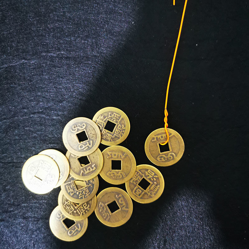 铝线金属丝手工艺品发财树 摇钱树摆件挂饰 元宝五帝铜钱挂件饰品