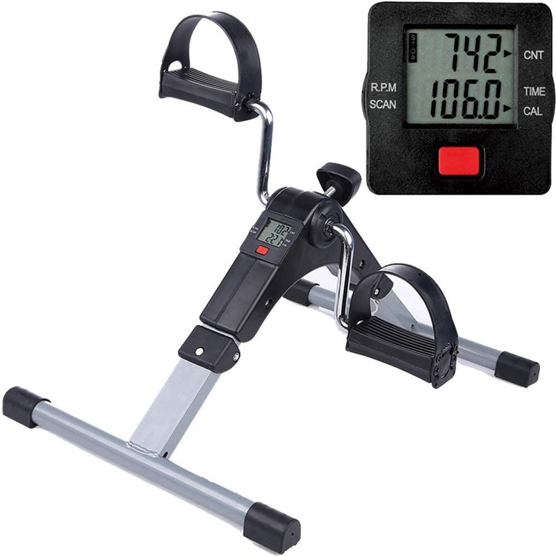 Factory Direct Sales Mini Folding Bicycle Household Mini Exercise Bike Folding Leg Trainer