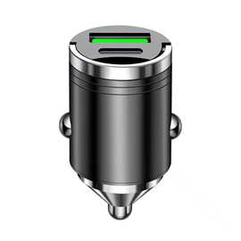 新款车载充电器超级快充PD车充隐藏拉环汽车点烟器转插换头100W