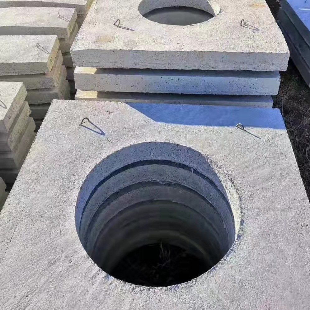 年无品牌厂家直销圆形800水泥井盖钢纤维混凝土井盖市政700重型0675