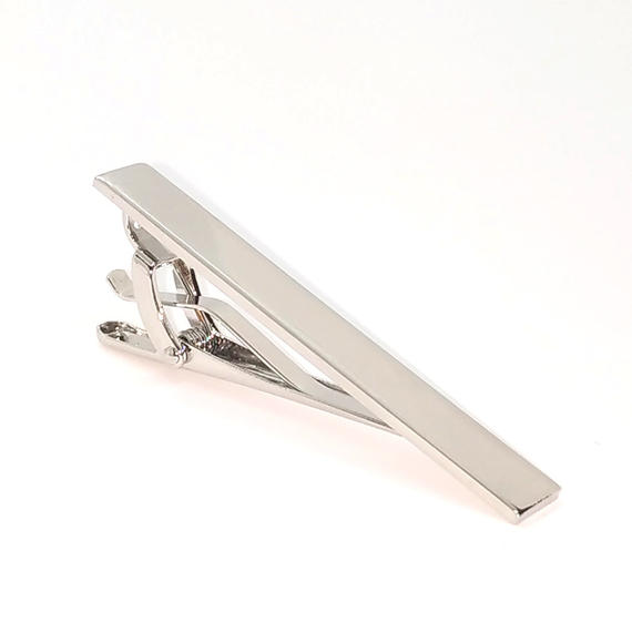 领带夹刻字男商务简约logo职业领带现货铜制领口夹姓名夹礼物刻字