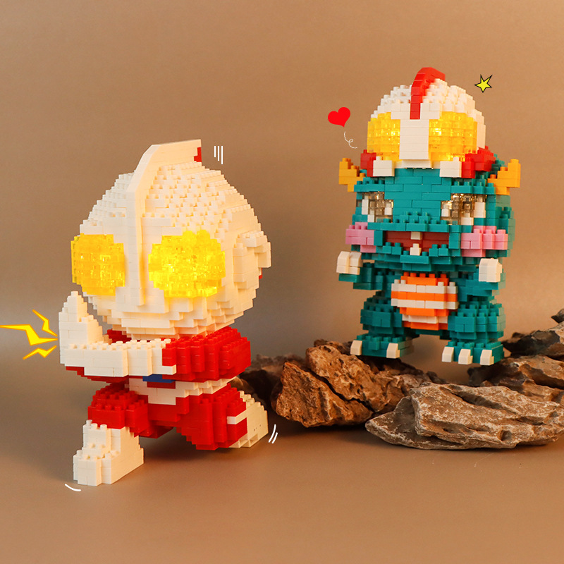 适用微型小颗粒拼装积木拼图成人乐高儿童男孩系列益智玩具模型奥