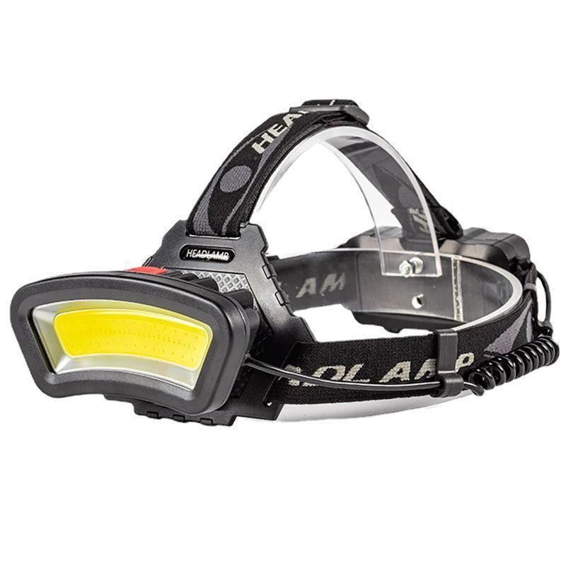 光迅莱强光cob头灯大泛围光源高亮led红白光户外露营充电工作头灯