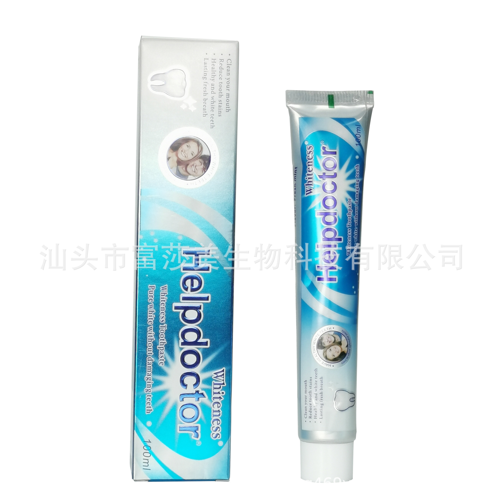 Spot Foreign Trade English Africa Middle East 100ml Mint Fresh Whitening Toothpaste Toothpaste