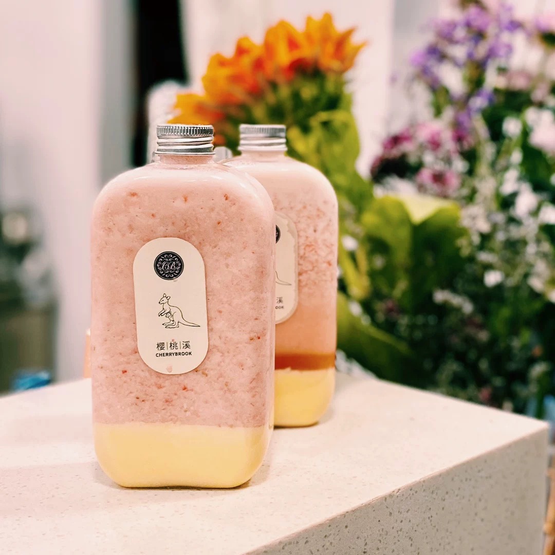 饮料瓶塑料瓶奶茶瓶麦吉瓶400mlpet一次性食品果汁瓶定制logo