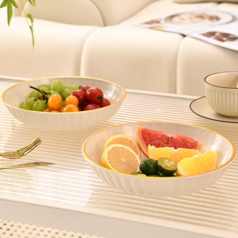 fruit plate draining household living room coffee table fruit tray snack tray candy dried fruit light luxury and simplicity ins style