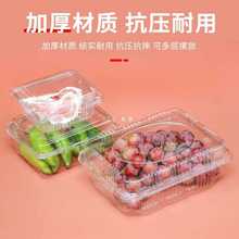 KE3C一次性草莓包装盒一斤装水果盒子车厘子打包盒蔬菜塑料盒带盖