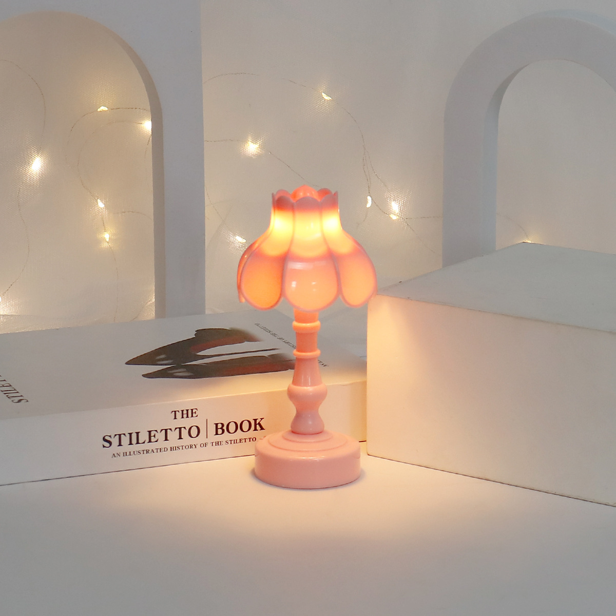 Cross-Border DIY Simple Decorative Lamp Table Lamp Mini Decoration Small Night Lamp Desktop Cute Bedside Ambience Light Bud