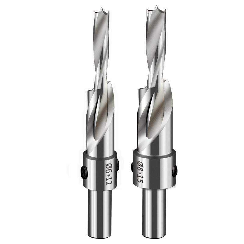 乐匠木工台阶钻头高速钢沙拉钻沉孔伸缩可调节钻头螺丝孔取孔开孔