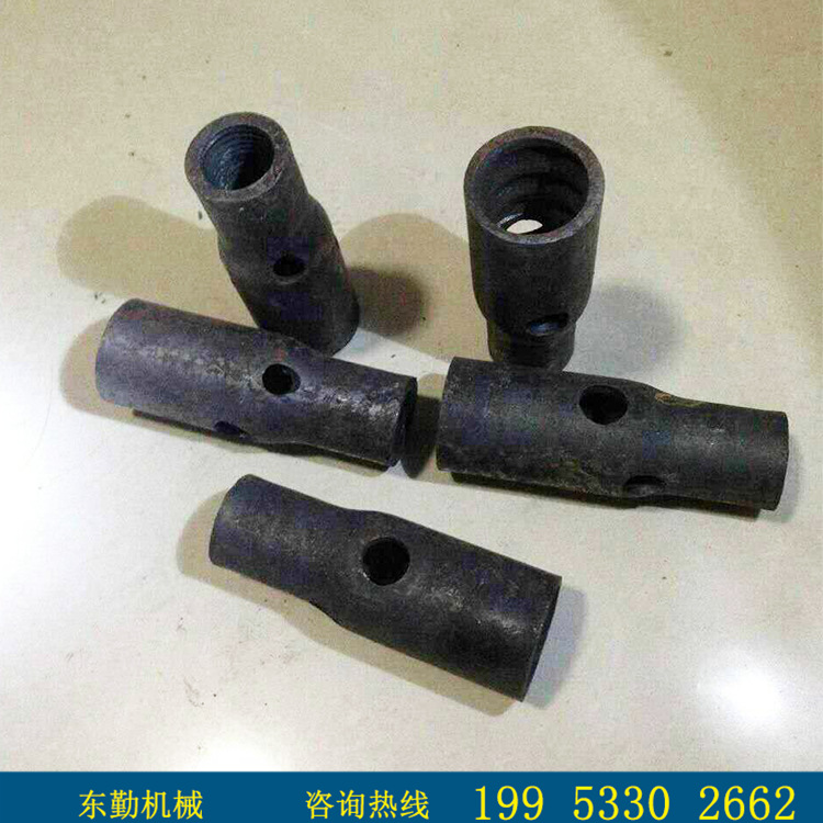 中空注浆锚杆连接套 中空注浆锚杆配件 自进式锚杆钻头现货出售