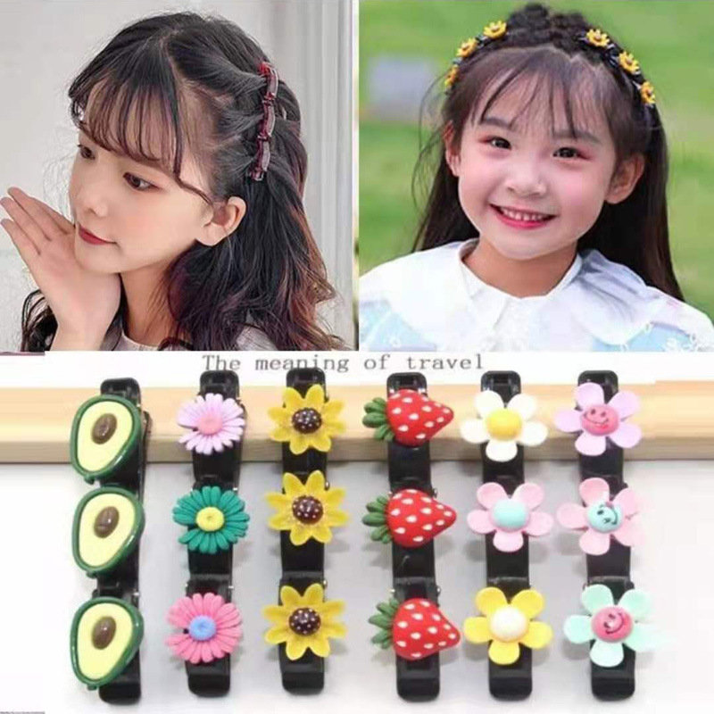 儿童碎发发箍女编织女童头箍编发夹子发卡发饰品头饰盘发编发神器