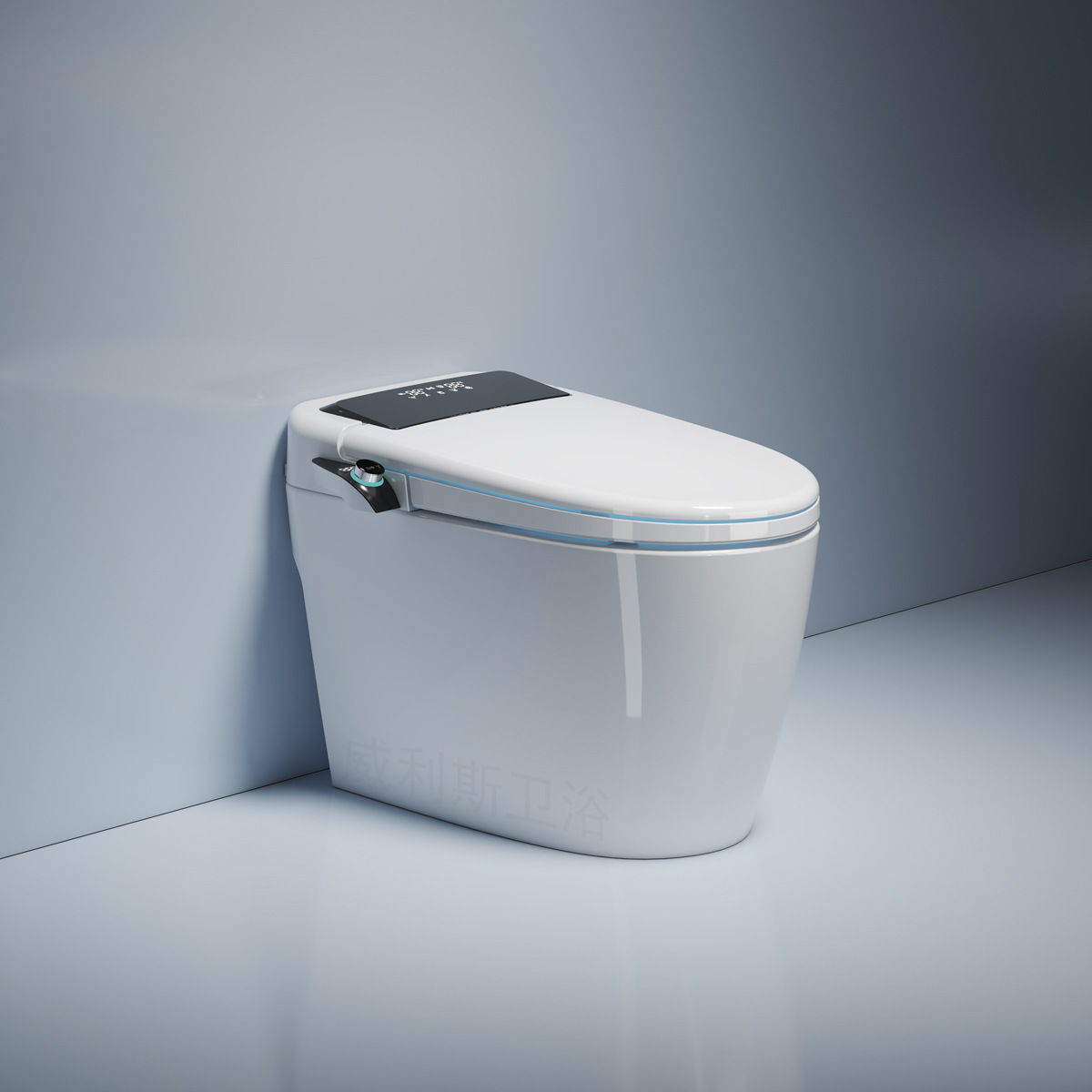 工厂定制智能马桶坐便器双显屏全自动一体即热式虹吸式智能坐便器