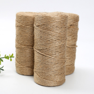 麻绳100米 2mm细麻绳diy手工编织黄麻线包装捆绑绳批发吊牌绳