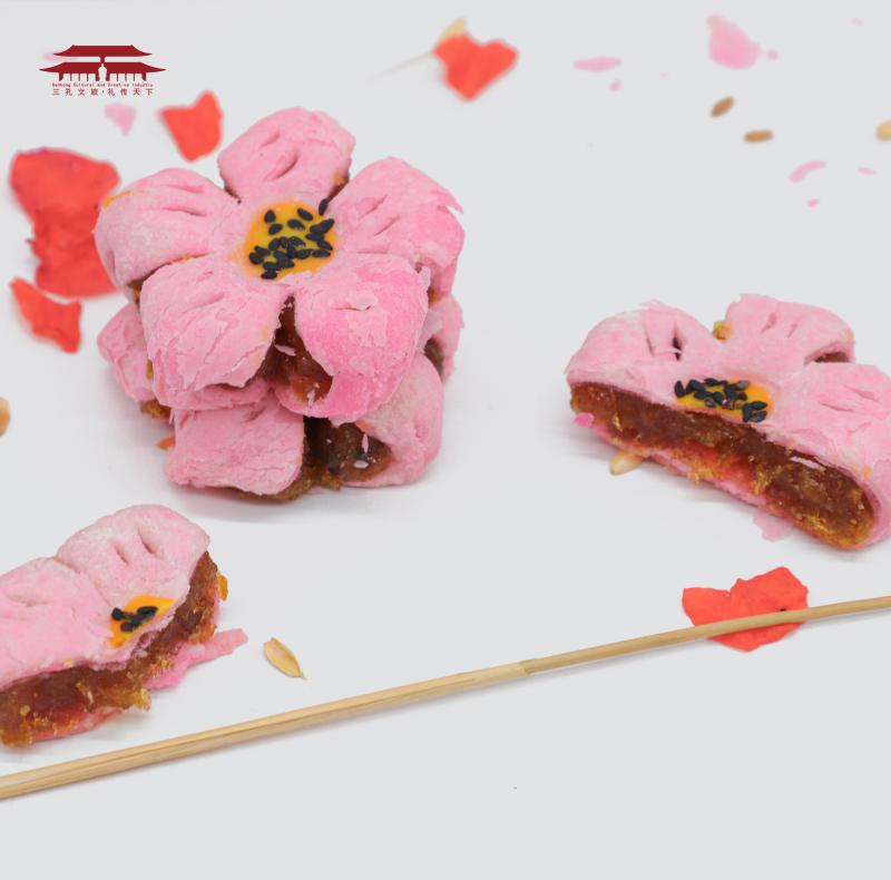 曲阜特产孔府糕点桃花酥送人茶点下午茶手工新中式糕点