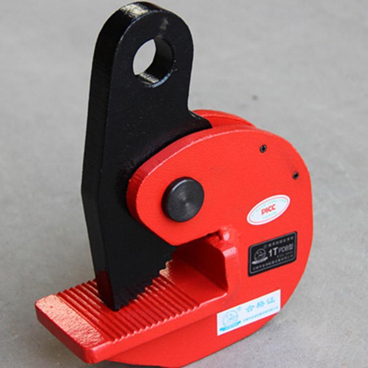 圆钢圆管夹钳 低碳高合金钢压制起重冶金夹具 钢管水泥管水平夹钳