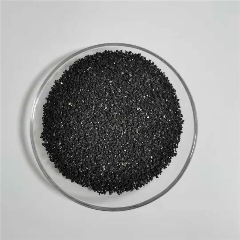 喷砂磨料黑刚玉环氧地坪真石漆亮黑砂透水砖抛光研磨金刚砂