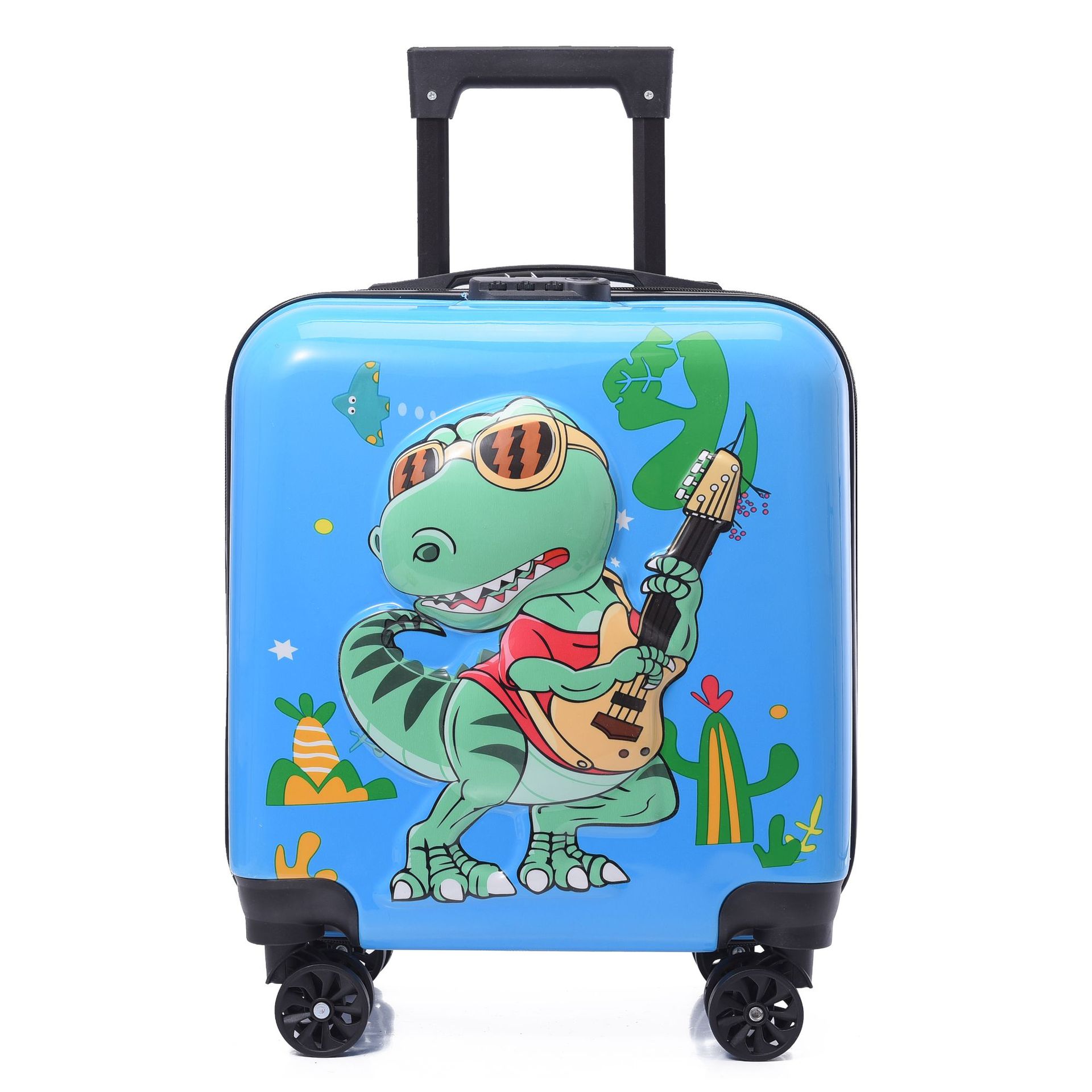 New Children's Luggage Cute Cartoon 18-Inch Luggage 3d Animal Universal Wheel Student Suitcase Wholesale