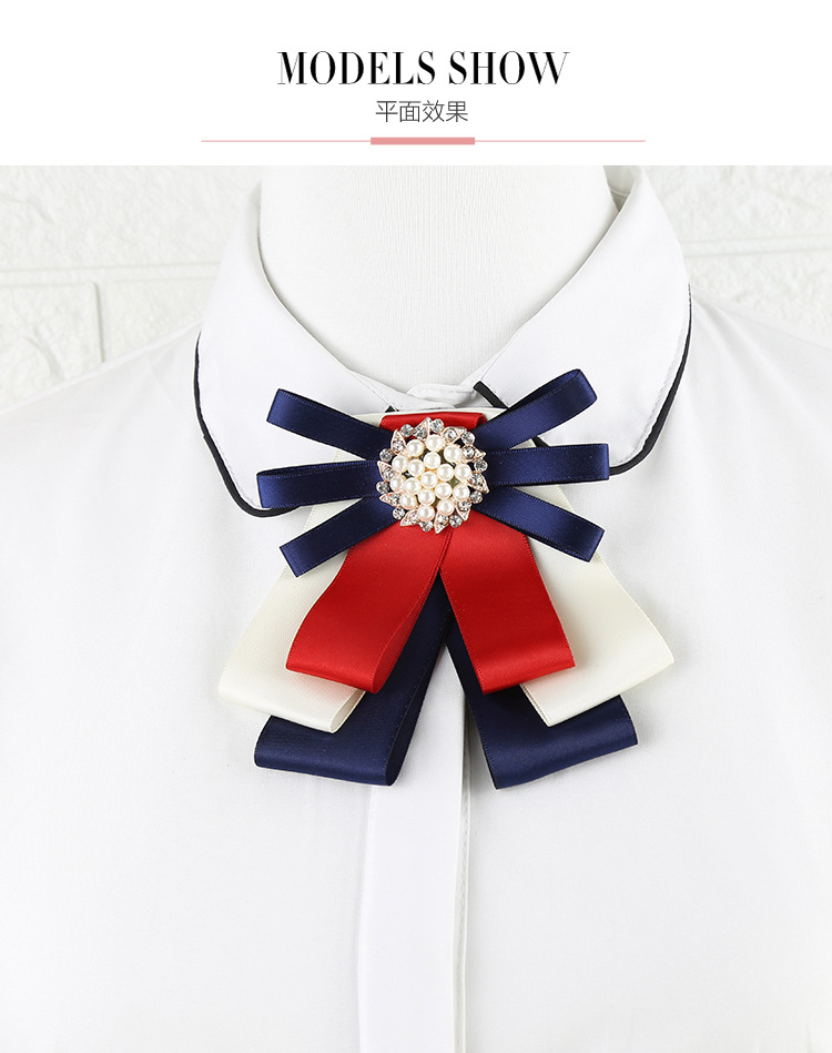 新款领结衬衫女职业正装制服工装上班工作银行酒店服务员蝴蝶结