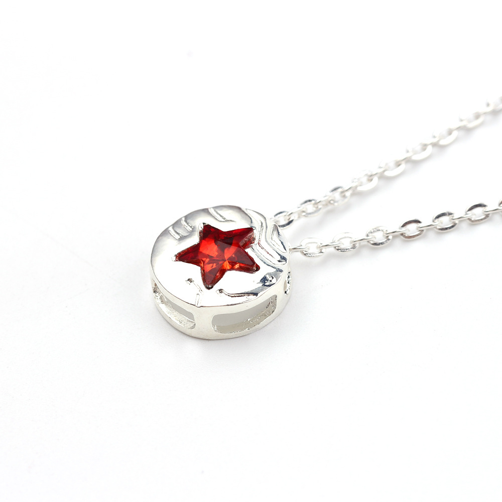 欧美简约五角星锁骨项链美少女战士女生星形锆石项坠时尚饰品