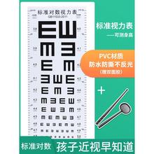 视力表挂图国际标准家用儿童卡通训练E字图测眼睛度数近视测试媄