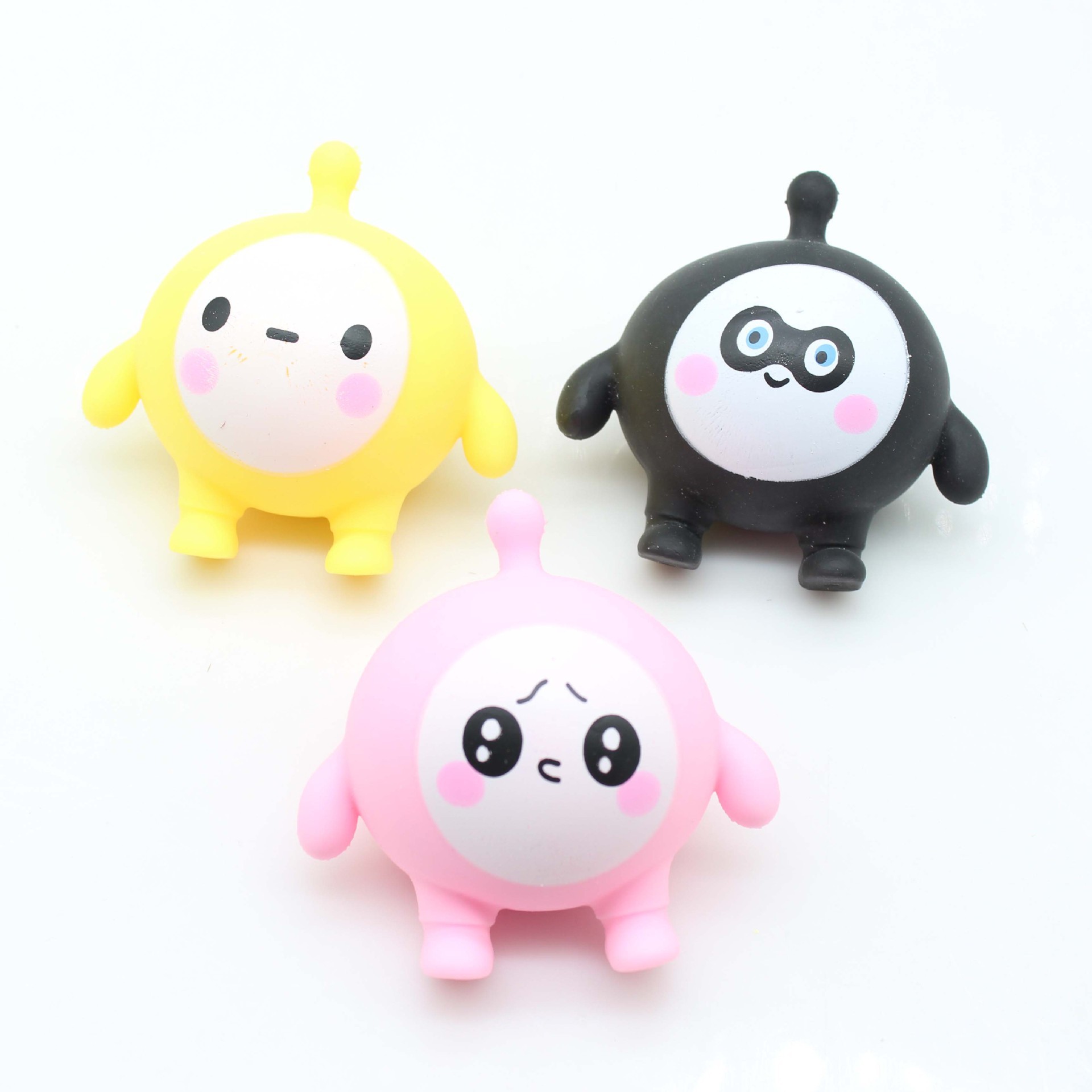 New Egg Puff Doll Cute Squeezing Toy Stress Relief Toy Stall Night Market Creative Novelty TPR Children