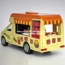 车玩具快餐车雪糕合金车带声光小孩礼物汽车模型冰淇淋车模