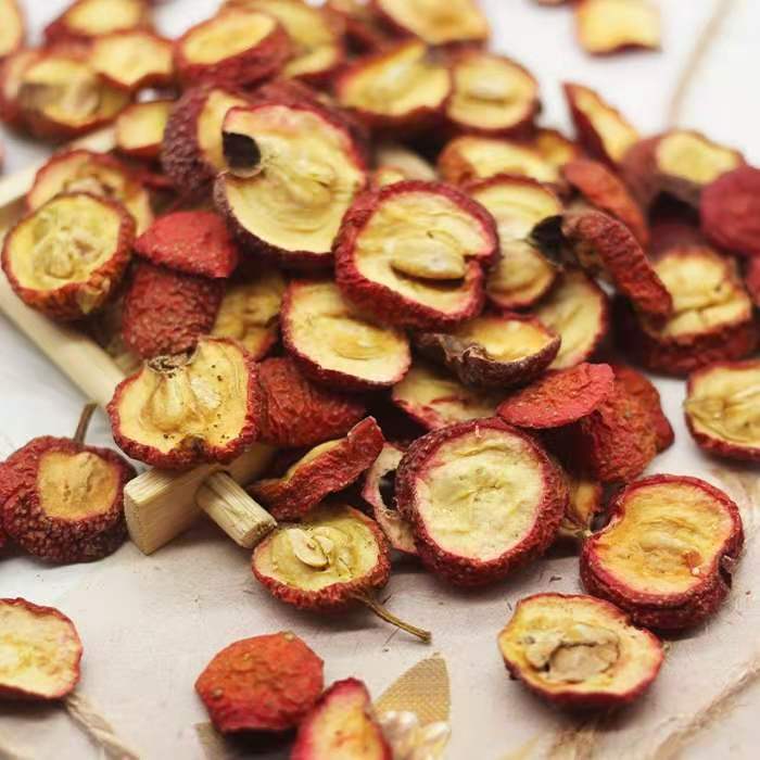 中药材山楂干包邮生山楂泡茶水新鲜有核山楂克干山楂片散装