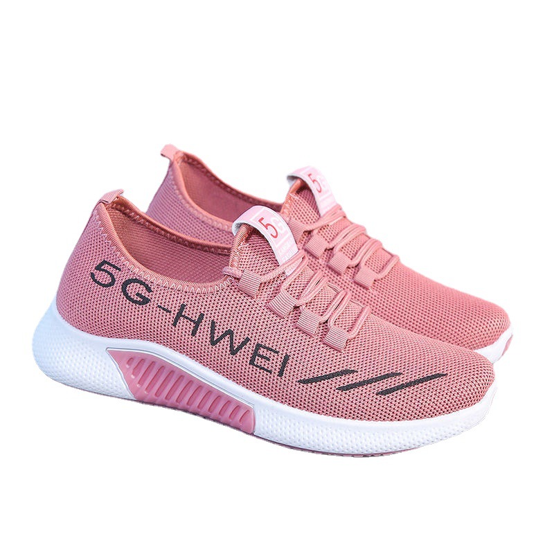 Trendy Shoes New Old Beijing Cloth Shoes Korean Casual Shoes Running Shoes Ladies Fly-Knit Sneakers