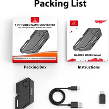 PS4主机游戏手柄键盘鼠标转换器PS3 Xbox Switch PC转换器