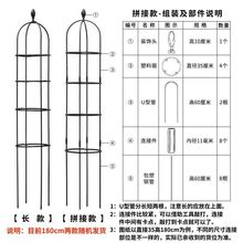 月季花盆花架支柱阳台客厅爬藤植物支架多层铁艺室内外支撑架子11