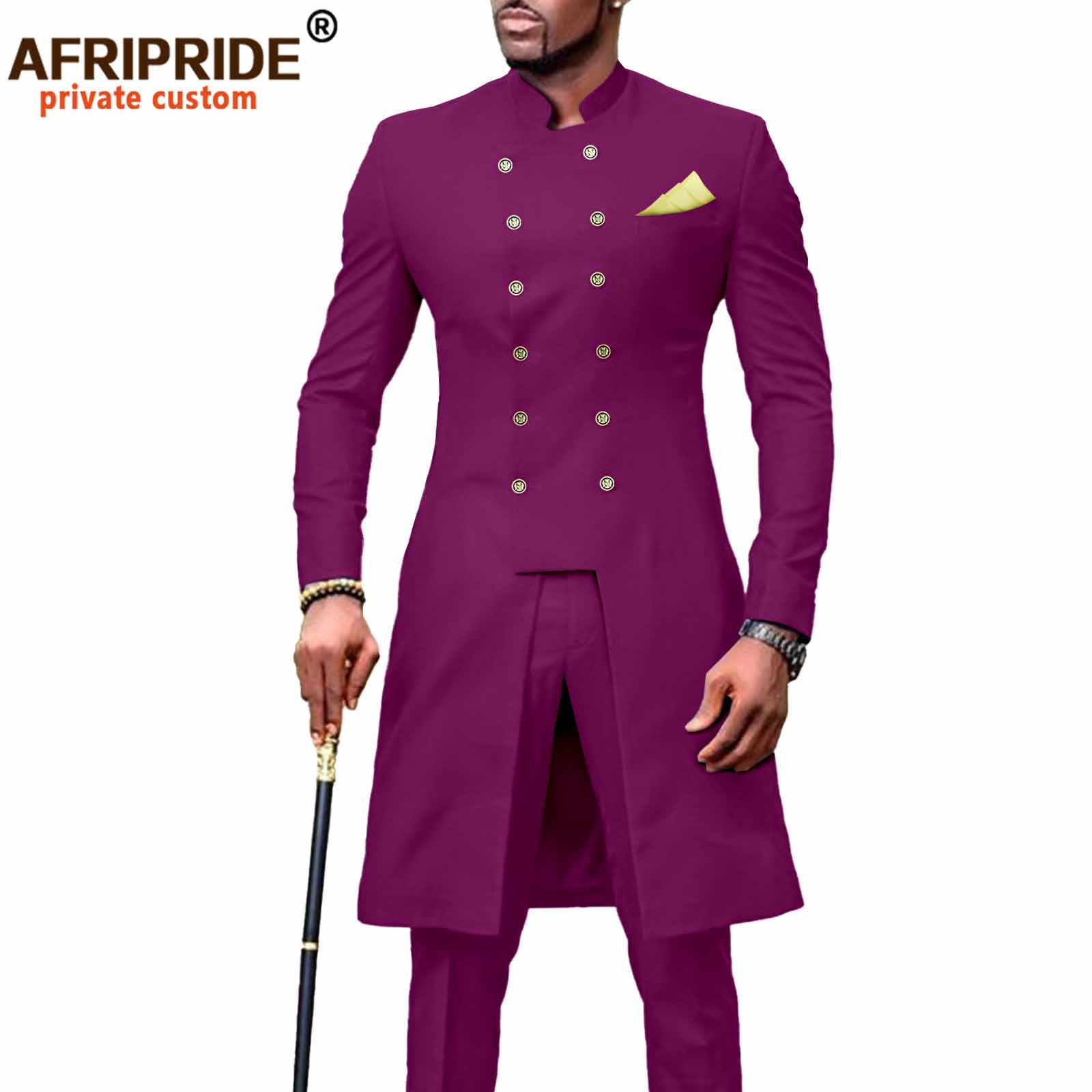 Foreign Trade African Men's Slim L Two-Piece African Clothes for Men 2016054