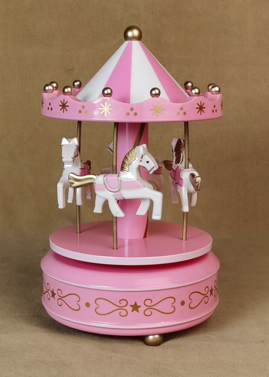 Cake Carousel Music Box Craft Gift DIY Music Box