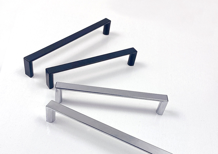 厂家直销锌合金拉手u型现代简约浴室橱柜抽屉衣柜门把手 家具五金
