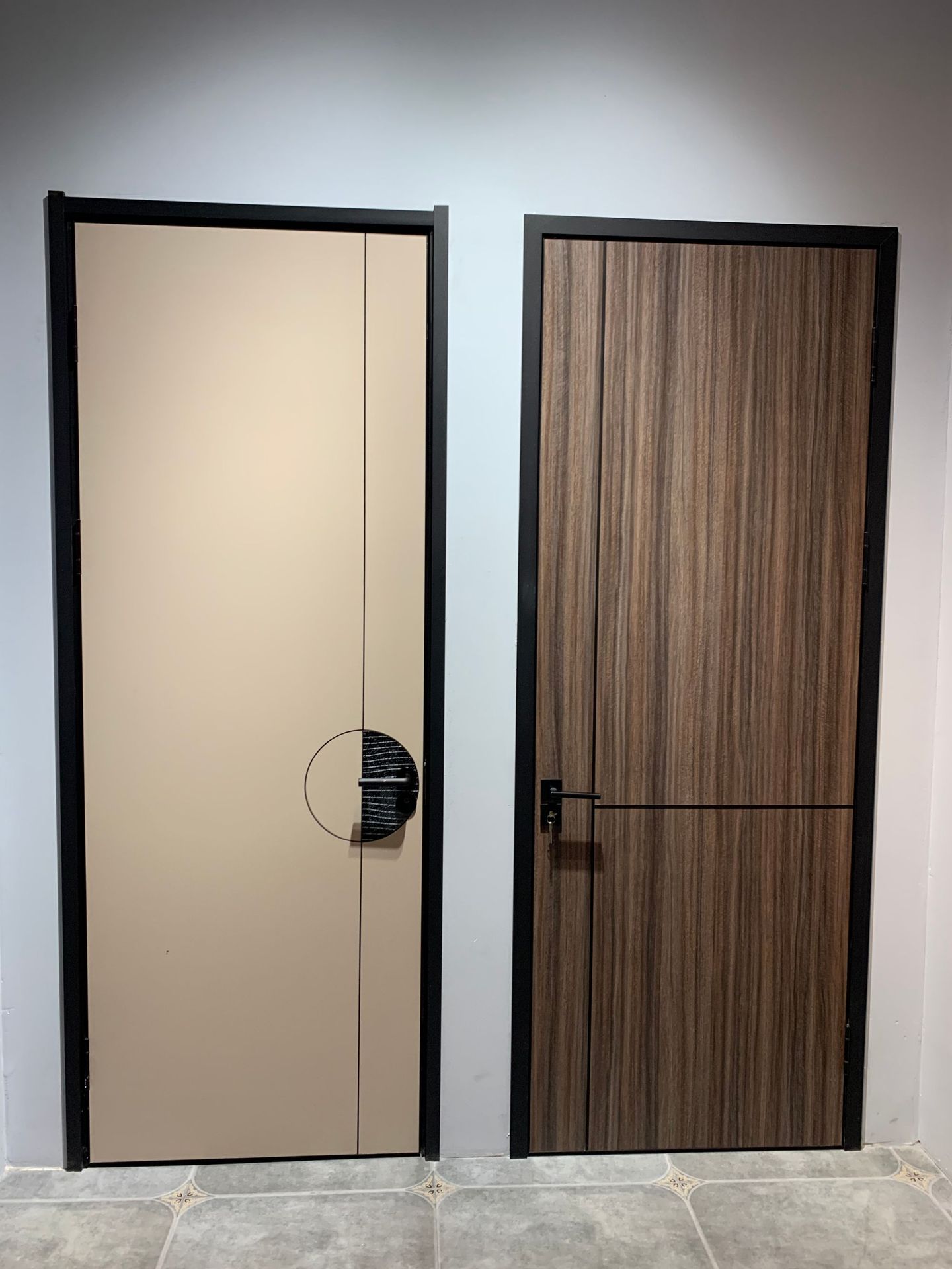 极简铝木门简约门拼装门铝框生态门室内门轻奢房间门实木复合门