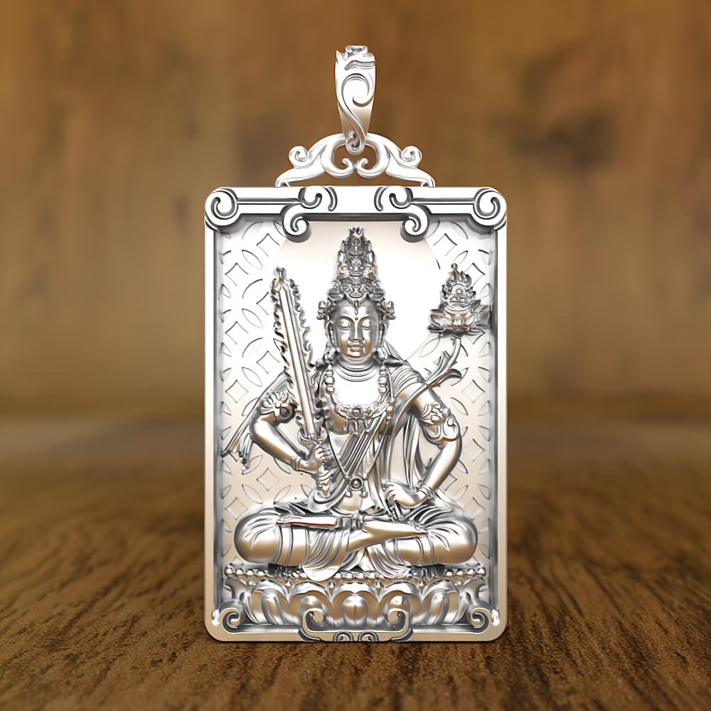 惜汝虚空藏菩萨本命佛属牛虎生肖守护神文殊项链男如来普贤-阿里巴巴