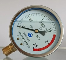 上海彤炜耐震压力表YTN100 油压表气压表水压表防震现货工厂