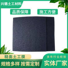 厂家直供HDPE双糙面土工膜垃圾填埋场坡面防滑单糙面土工膜柱点膜