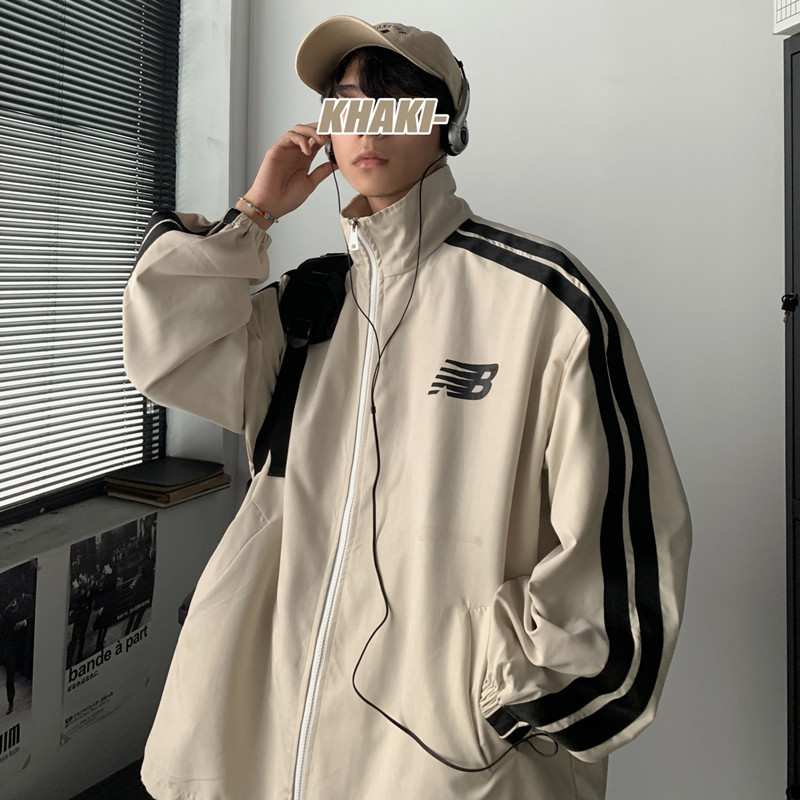 jacket men‘s pilot jacket spring and autumn ins hong kong style high school student fashion brand baseball uniform loose bf fried street lazy style