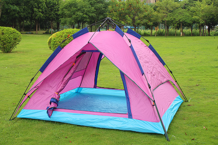野营帐篷全自动免搭野营帐双人帐双层防水户外帐篷超轻便携露营帐
