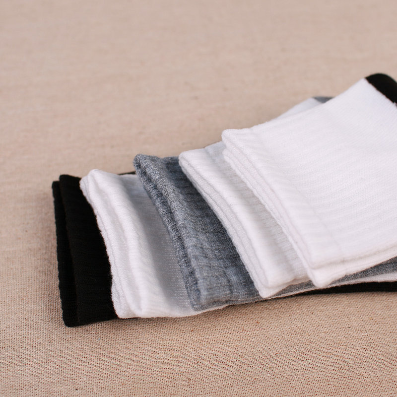 2020地摊货源男袜子 男士袜子涤棉夏季袜子足浴中筒短袜b  