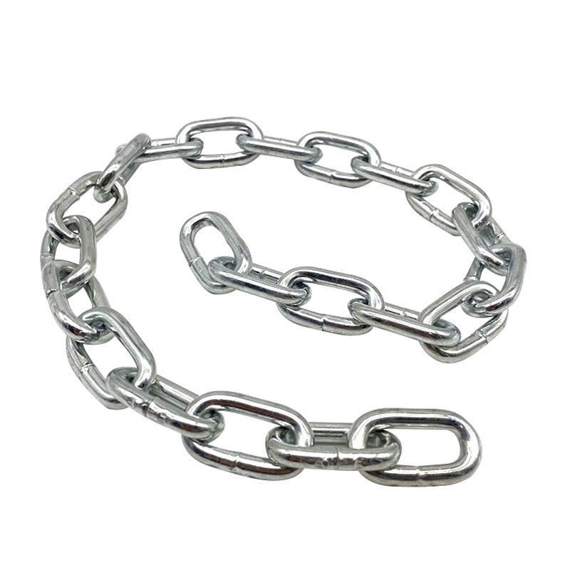 Factory Galvanized Iron Chain Decoration Chain Hot Dip Galvanized Chain Drive Boat Anchor Anchor Chain Protective Grating Chain Lifting Chain