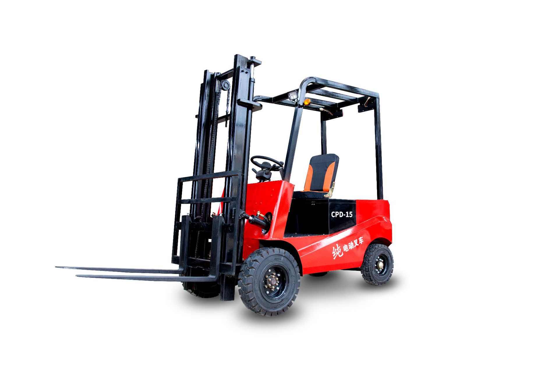 5吨2吨半电动堆高车液压升高升降机堆垛车