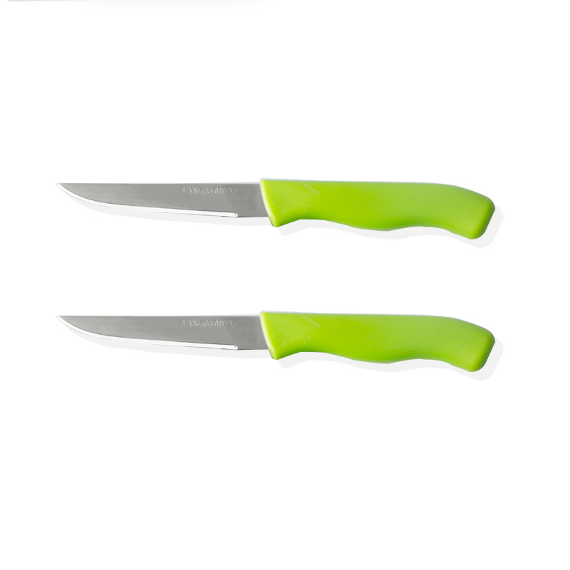水果刀不锈钢刀具套装礼品菜刀组合送礼不锈钢厨房刀具两件套