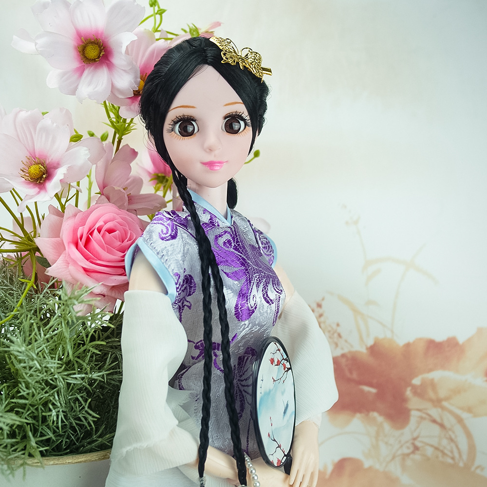 60厘米古风比比娃娃仿真古代人偶3分bjd娃娃汉服古装中国风公主