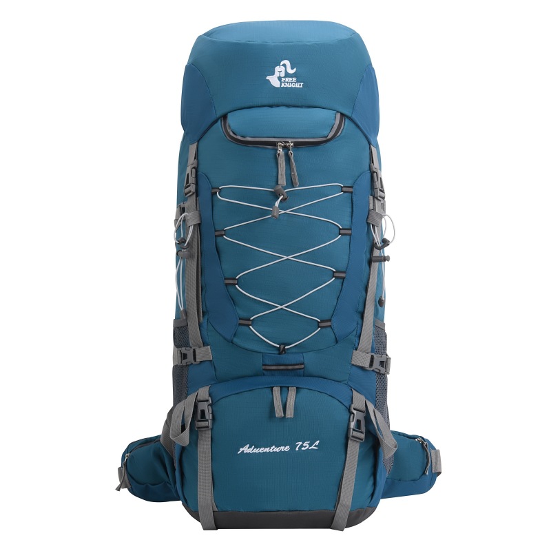 New Camping 75L Hiking Backpack Large Capacity Waterproof Backpack Hiking Bag Gift Rain Cover