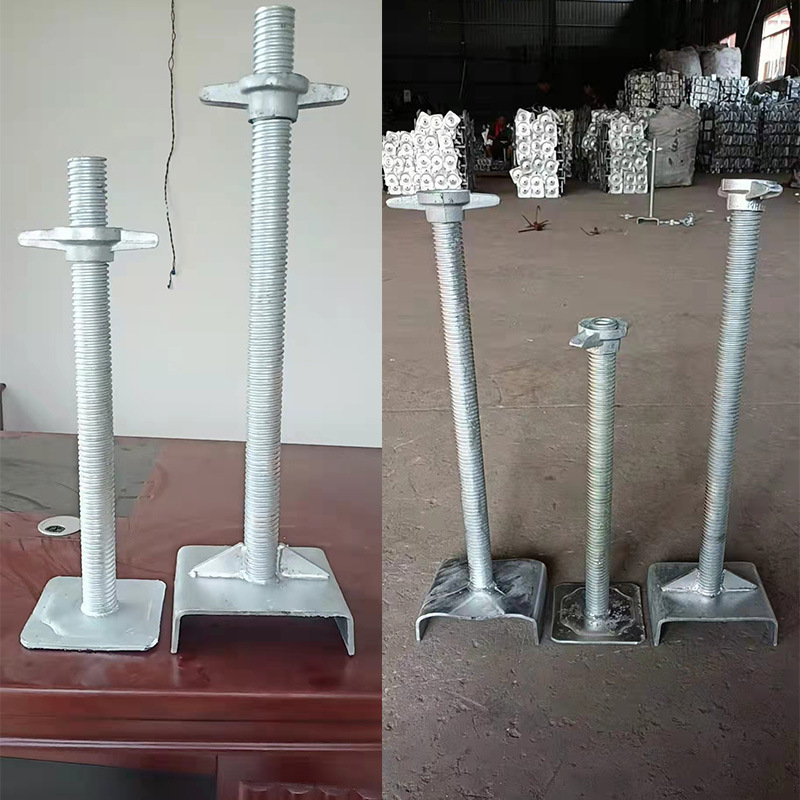 建筑施工顶托丝杠 工地脚手架配件建筑调节顶托实心空心丝杠顶托