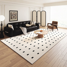 法式客厅圈绒地毯家用防滑耐脏易打理地毯耐磨沙发茶几毯厂家直供