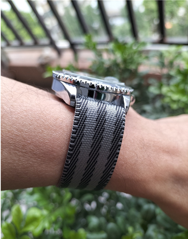 厂家直销正品nato尼龙表带适配帝舵碧湾小红花手表带提花编织带20