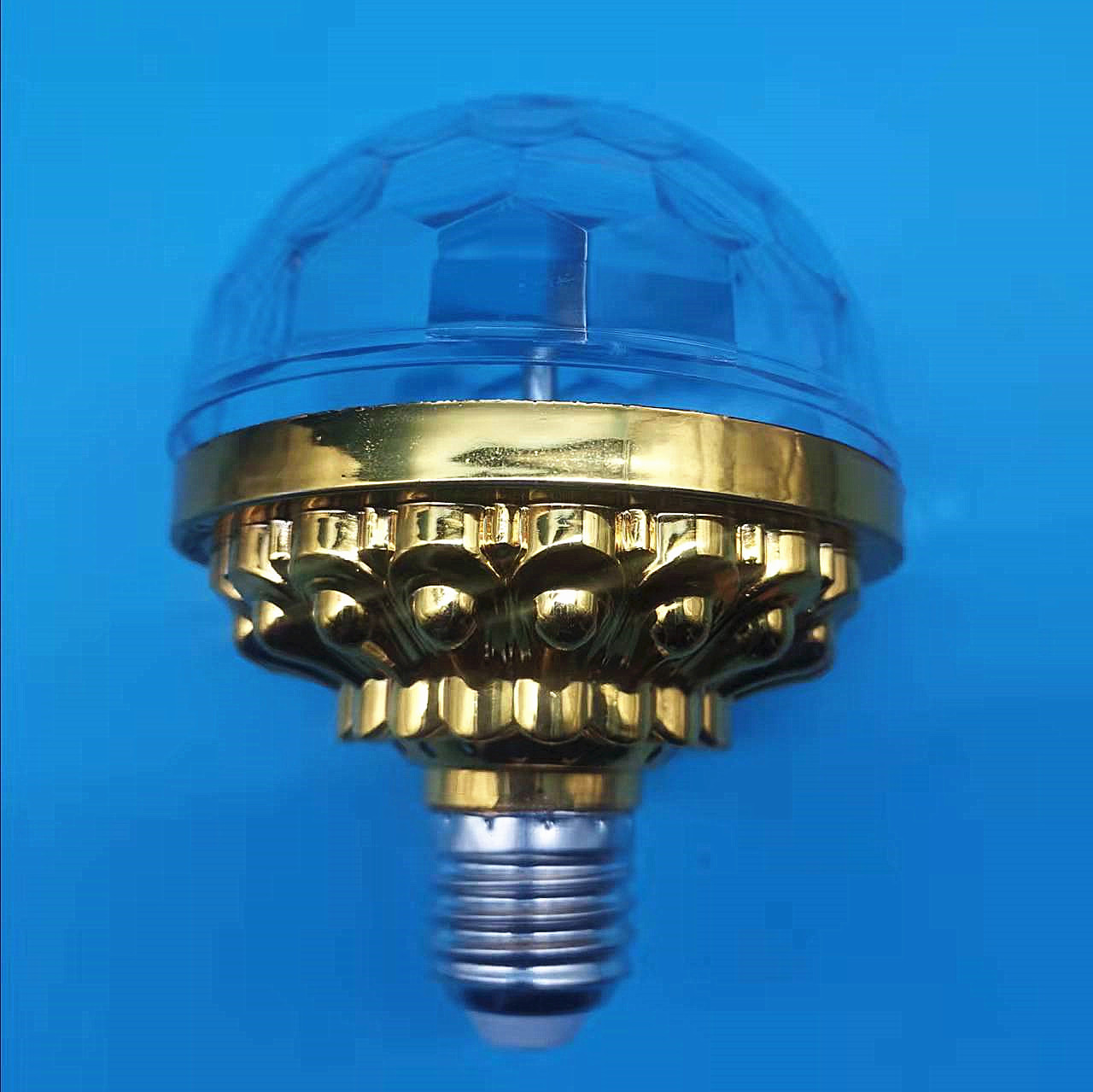 七彩旋转灯魔球灯泡旋转彩灯家用ktv闪光灯led室内房间灯舞台灯