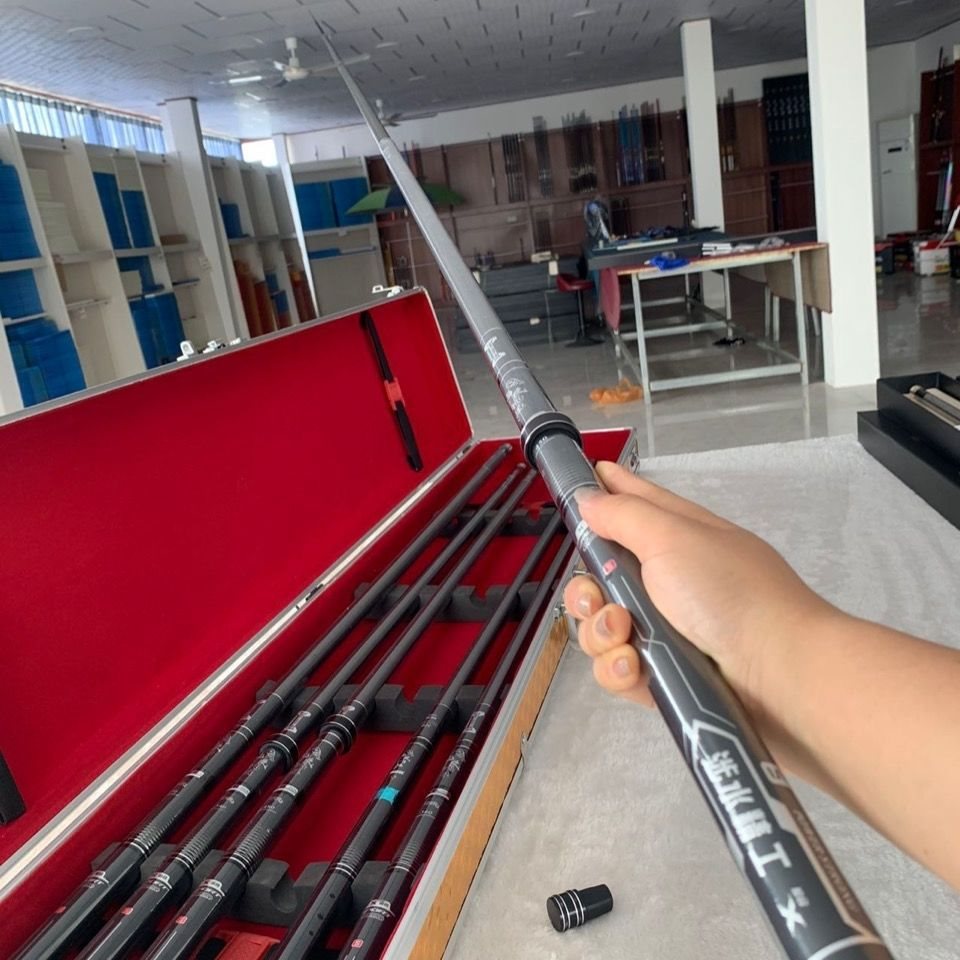 九段飞流鱼竿高碳素6h19调超轻超硬黑坑青鱼竿竞技竿台钓竿罗非竿